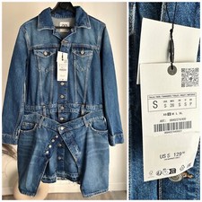 ZARA ZW ABITO DENIM NUOVO CON