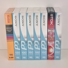 Lotto vhs 8 videocassette