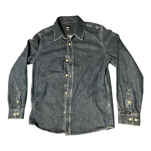 Zara camicia uomo denim - camicia,