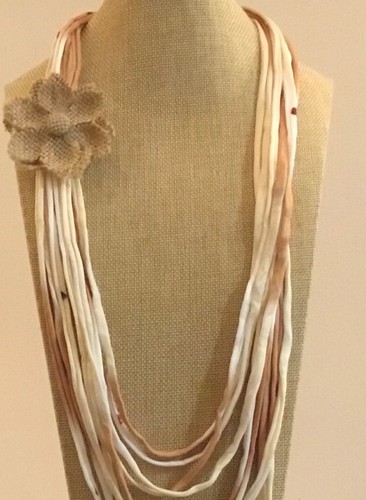 Sciarpa collana cotone e - collana,