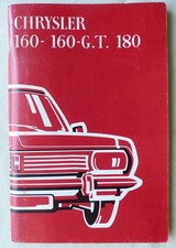 Chrysler 160 GT 180 MJ 1971 -