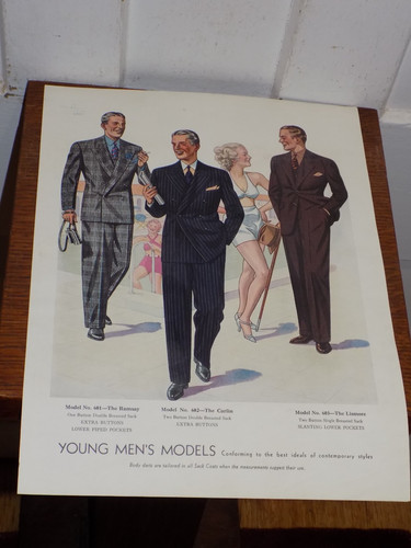 Espositore carta moda uomo