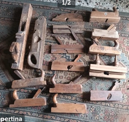 Pialle legno antiche varie - legno,