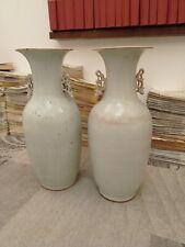 2 Vasi Cinesi Antichi E Grandi 57 Cm China Porcellana