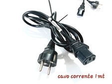 Cavo VDE Alimentazione 220 Volt Corrente Macchina Caffe Gaggia Saeco Lavazza 