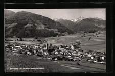 Cartolina Vipiteno, veduta totale verso Passo del Giovo 