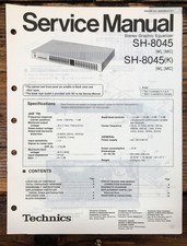 Technics SH-8045 Equalizzatore