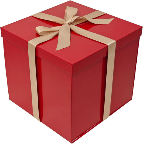 Scatola regalo rossa - scatola,