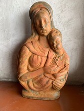 Madonna con bambino terracotta