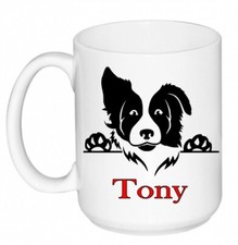 TAZZA LATTE MUG BORDER COLLIE