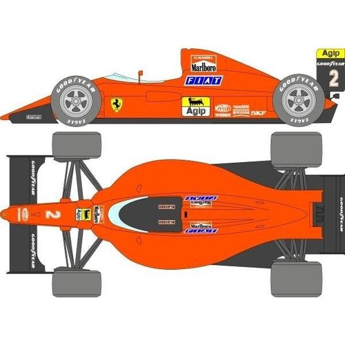 Decalcomanie ferrari - decalcomanie, 1/12