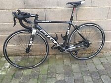 bici da corsa carbonio - Nera semilucido con scritte e loghi in argento