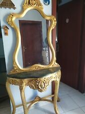 consolle con specchio antica