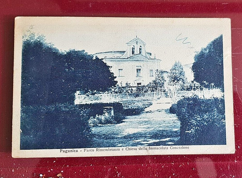 Cartolina paganica aquila - paganica, l'aquila