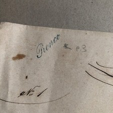 M) Lettera Regno annullo collettoria corsivo Ronco Verona 1879 Isola della Scala