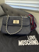 Love moschino navy blue - navy, croc