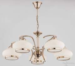 Lampadario 5x60w e27 bianco - 5x60w/e27,