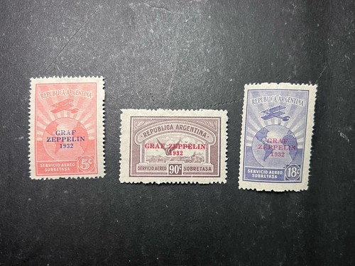 Filatelia argentina 1932 graf - argentina,