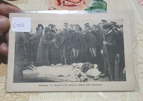 Messina cartolina 1908 dopo - cartolina,