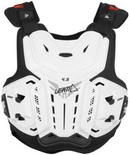 LEATT PROTEZIONE BUSTO MX CHEST PROTECTOR 4,5 PRO WHITE TG UNICA