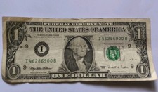 BANCONOTA 1 DOLLARO Americano