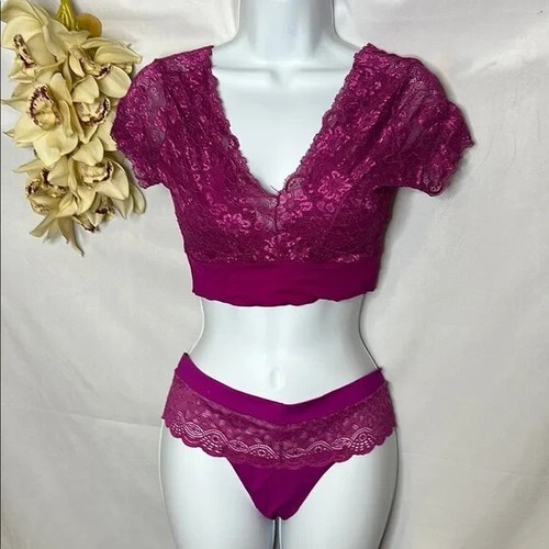 Wam lingerie viola pizzo - viola,
