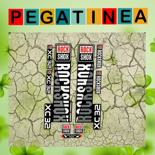 Pegatinas horquilla rock - horquilla, shox
