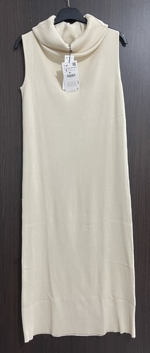 Abito midi maglia smanicato - in,