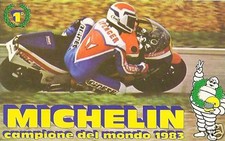 "MICHELIN MAN" STICKER 80s