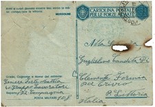 Posta Militare-Cartolina