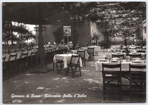 Cartolina epoca ristorante - cartolina, d'epoca