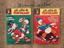 LOTTO GLI ALBI DI TOPOLINO IL DIARIO DI PAPERINA 73 PAPERINO E LA SCAMPAGNATA 68