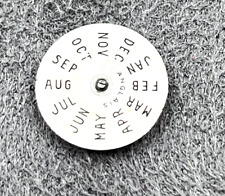 Angelus chronograph vintage watch calendar disc