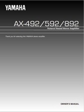Yamaha 492 592 - yamaha, ax-592