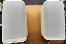 HP SPEAKER  s 5000-COPPIA DI CASSE PER PC FISSO O PORTATILE-BIANCHE-