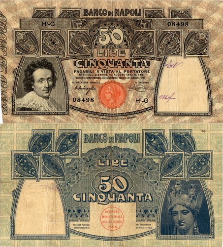 Regno banco napoli - -, 50