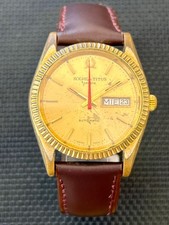 Orologio uomo SOLVIL TITUS Geneve MDO 319101 quadrante oro svizzero 17 gioielli vintage