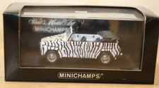VW Volkswagen 181 Kübel Safari Zebra Strisce nero bianco 1969 Minichamps 1:43