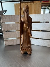 Scultura Cinese In Legno