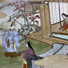 ANTICO PIATTO ORIENTALE GIAPPONESE 1800 PORCELLANA ANTIQUE JAPANESE PLATE