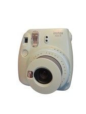Fotocamera Fujifilm Instax Mini 9 blu ghiaccio scolorita sembra principalmente salvia chiara 