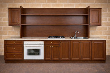 Cucina componibile con piano