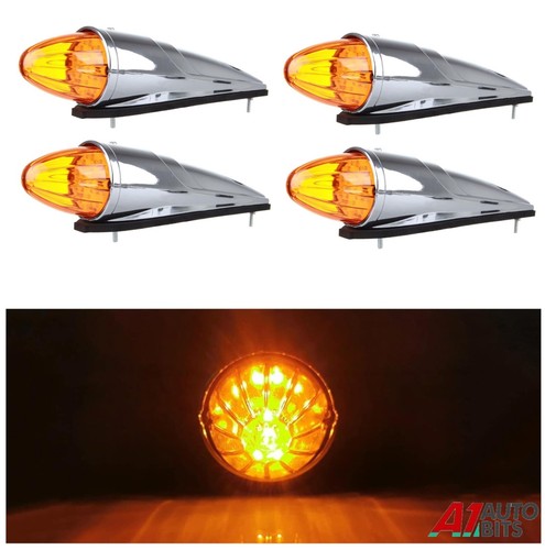 Led arancione siluro - 4x,