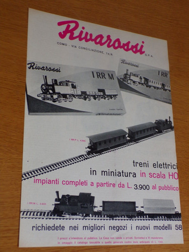 Rivarossi modelli ferroviari - rivarossi,