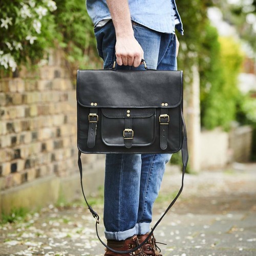 Borsa uomo vintage artigianale - borsa,