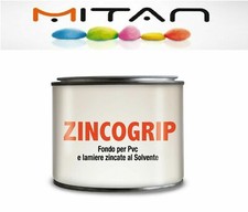 FONDO MITAN ZINCOGRIP PER PVC E LAMIERE ZINCATE SOLVENTE FERRO VERNICE BIANCO