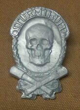 WWI Austro-Ungarica Assault Truppa Sturmtrooper/Stormtrooper distintivo variante argento