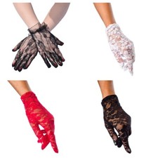 Guanti corti sexy in pizzo per