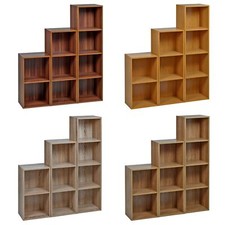 Libreria in legno 1, 2, 3, 4
