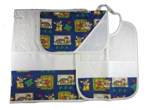 Set asilo pezzi - asilo, blu